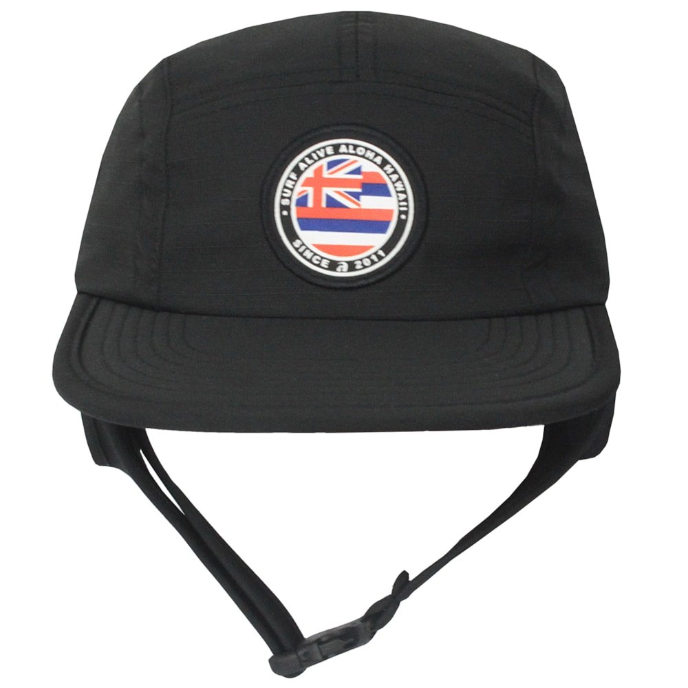 Boné Para Surf Aloha Hawaii Surf Alive Black Preto 2
