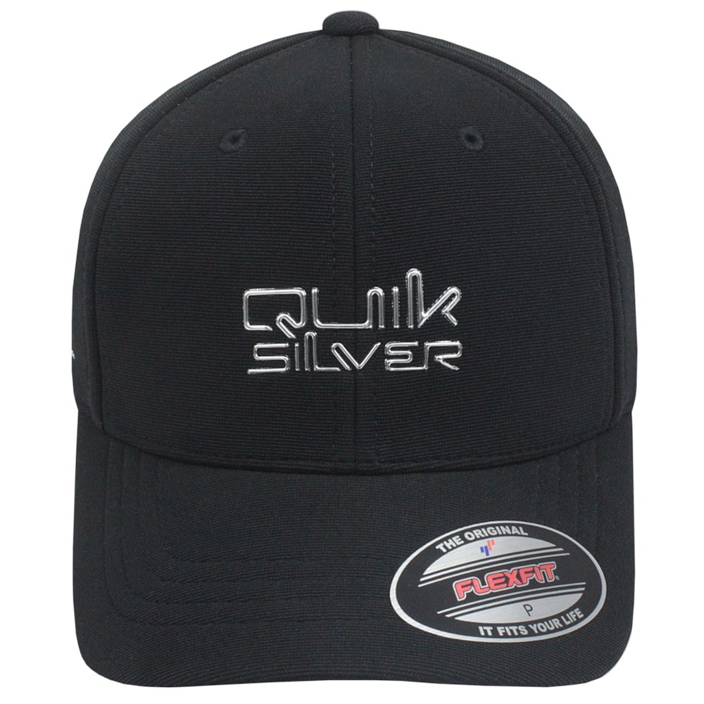 Boné Quiksilver Omni Chrome Line Black Preto 3
