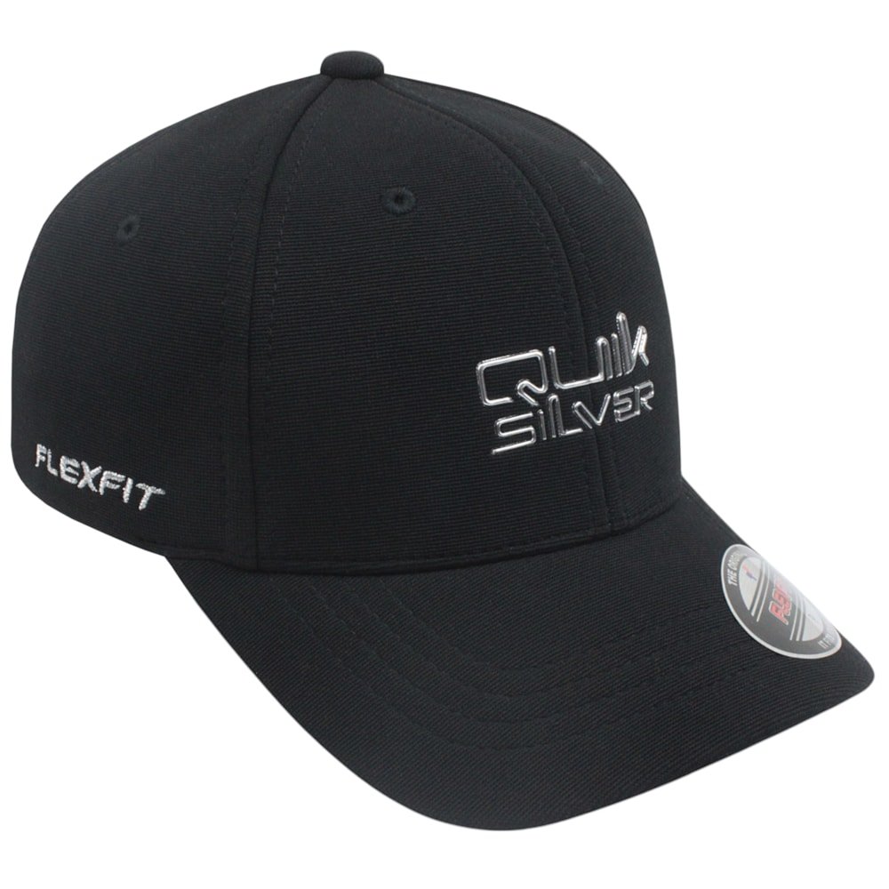 Boné Quiksilver Omni Chrome Line Black Preto 4