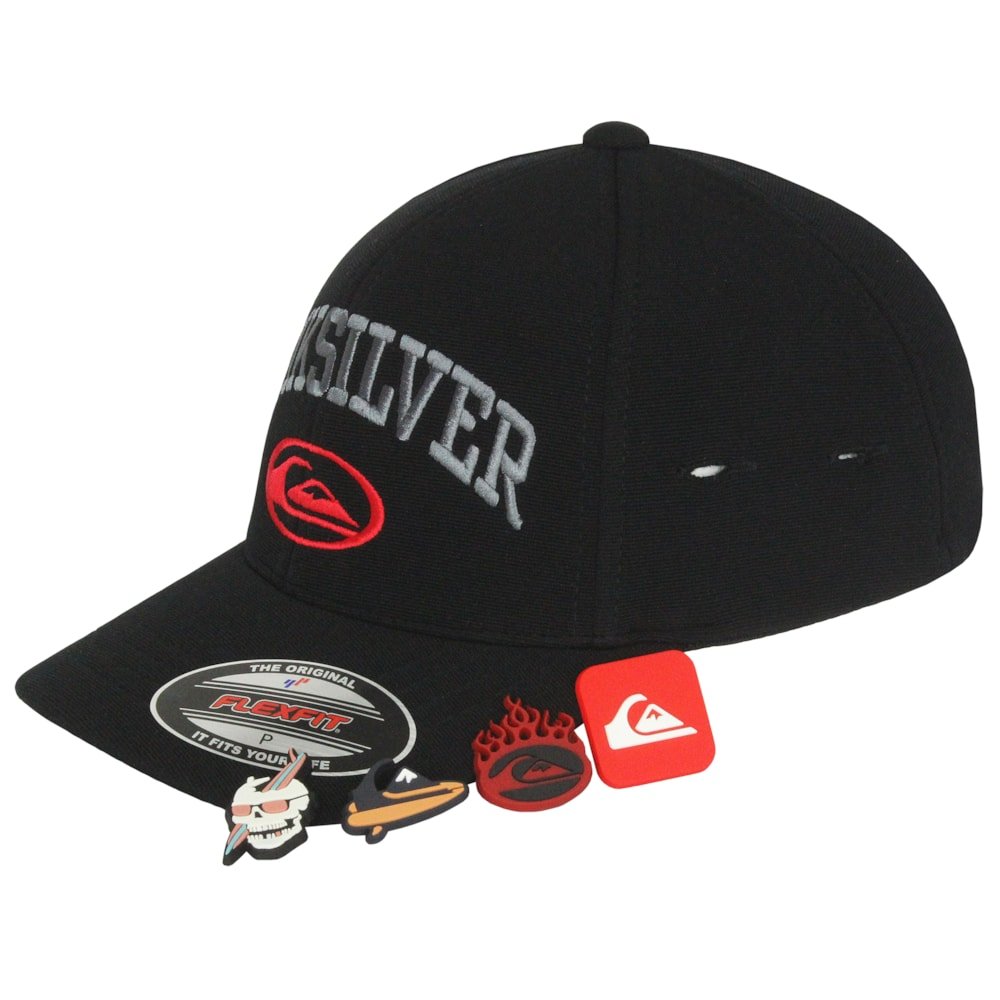 Boné Quiksilver Quikpin Preto Preto 4