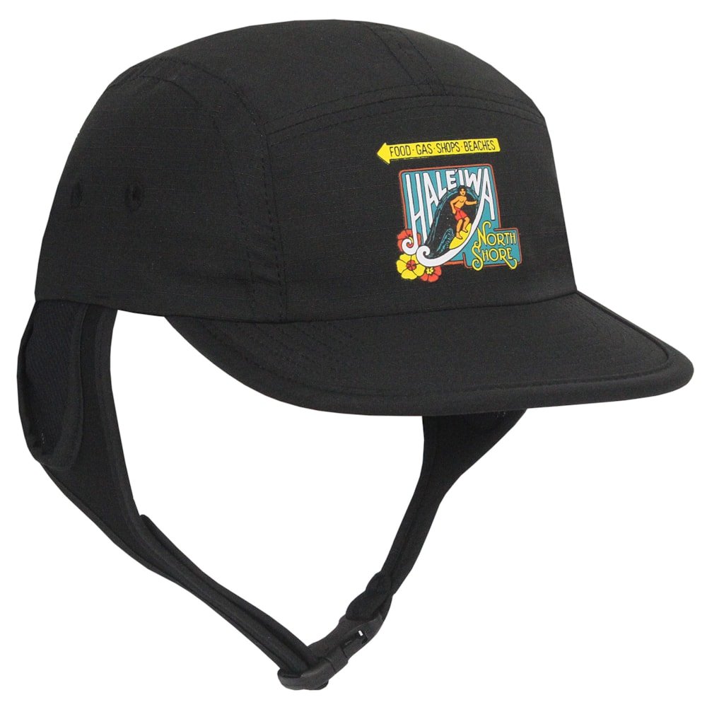 Boné Para Surf Haleiwa Surf Alive Black Preto 3