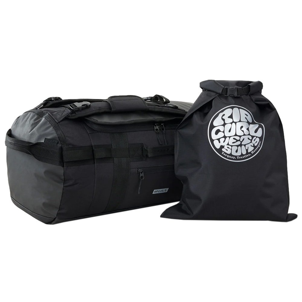 Mala Rip Curl Search Duffle 45 Litros Icons Midnight Importada Preto 3