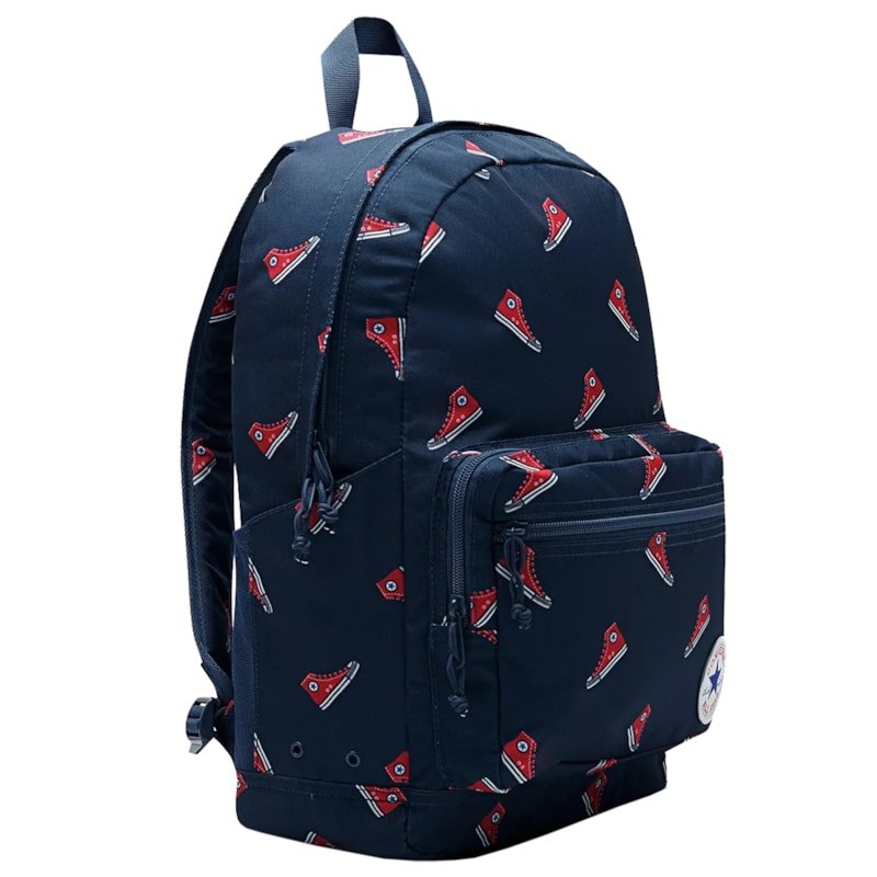 Mochila Converse Go 2 Navy Red Importada Azul 2