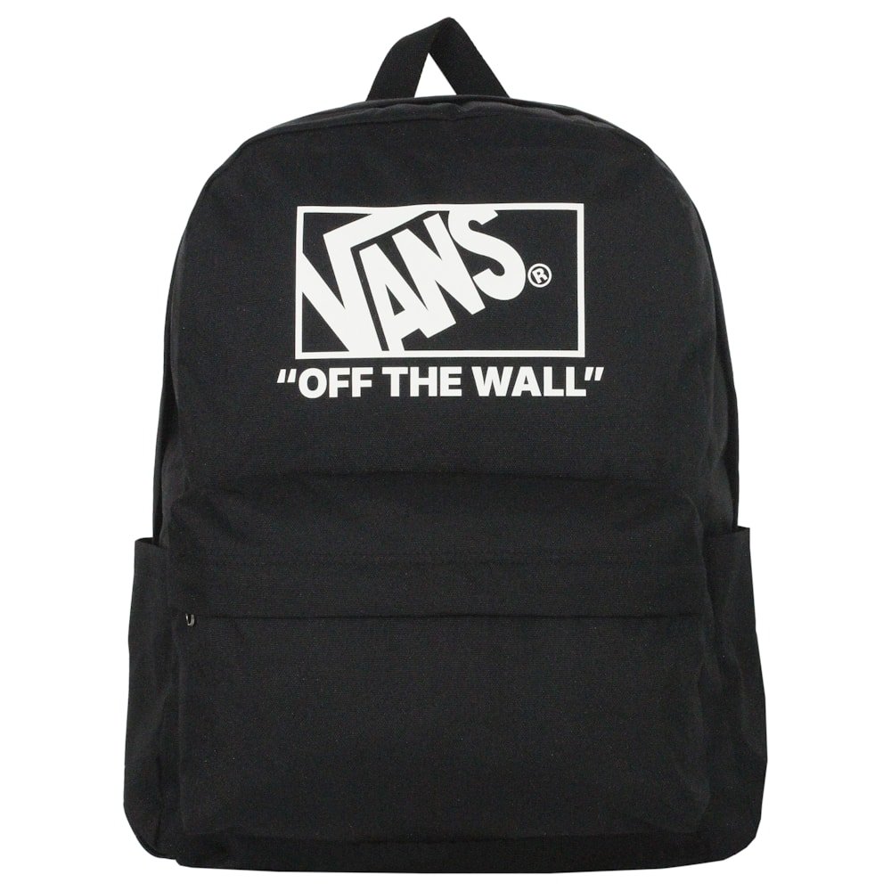 Mochila Vans Old Skool Backpack Black White Preto 2