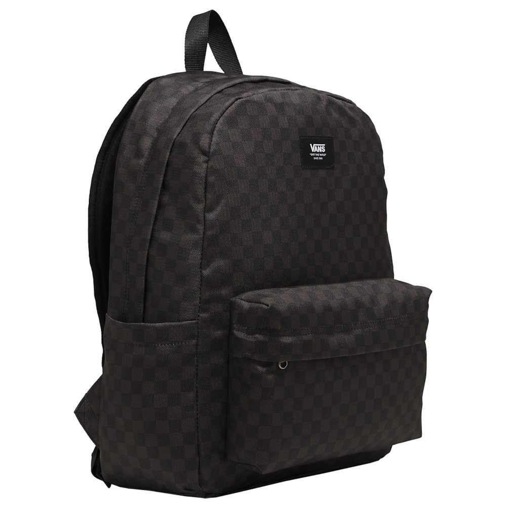 Mochila Vans Old Skool Checkerboard Black Charcoal Preto 2