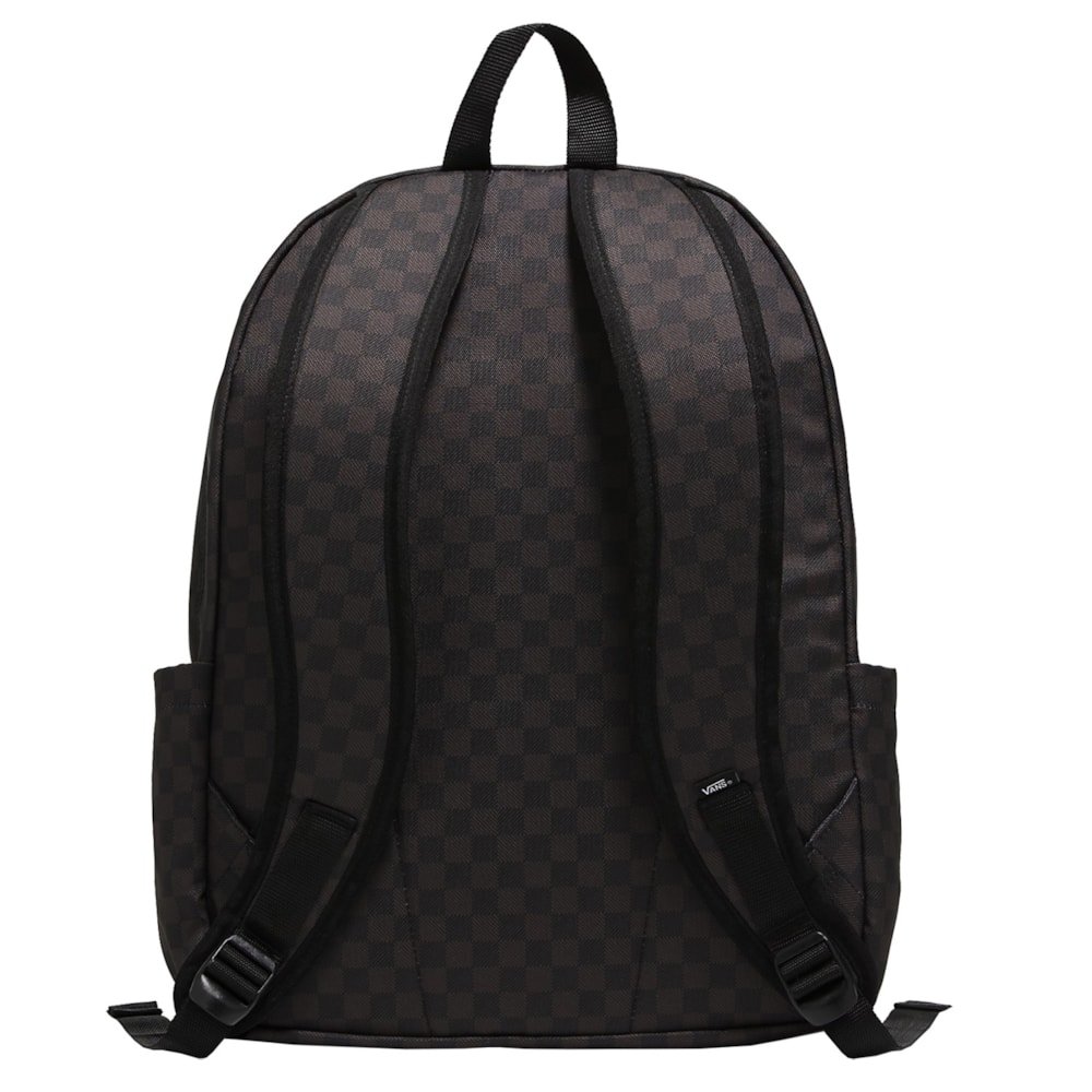 Mochila Vans Old Skool Checkerboard Black Charcoal Preto 4