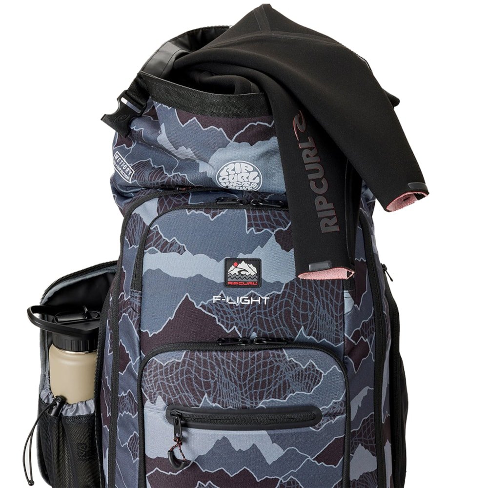 Mochila Rip Curl F-Light Surf 45L Search Black Grey Importada Preto 3