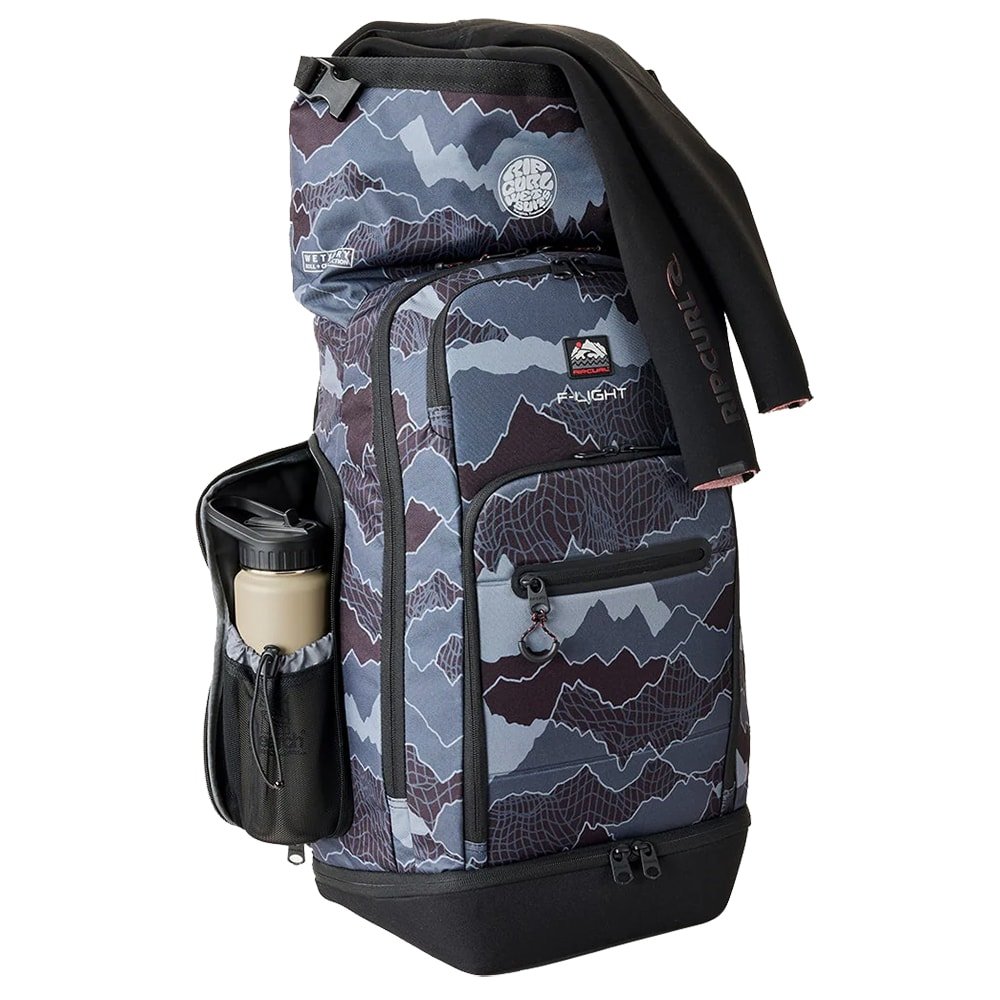 Mochila Rip Curl F-Light Surf 45L Search Black Grey Importada Preto 5