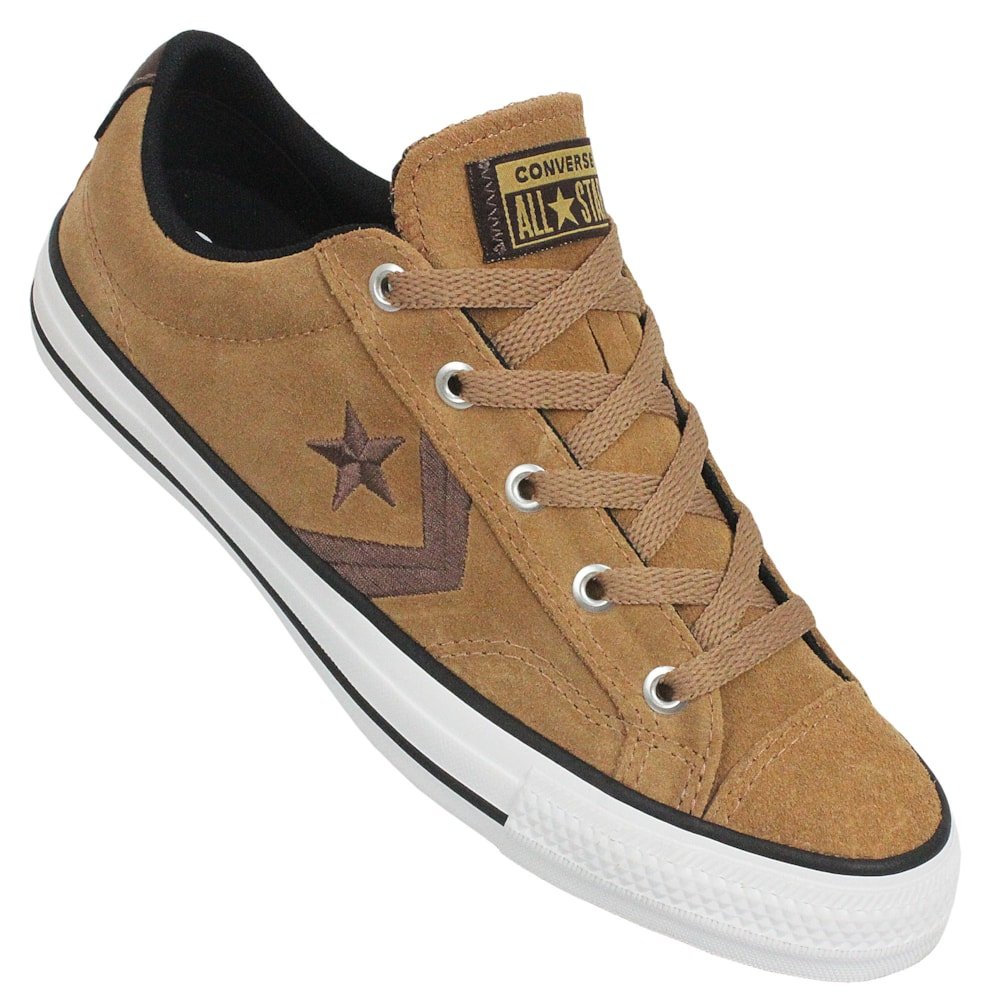 Tênis Converse Star Player Caramelo Médio Marrom Branco Marrom 3