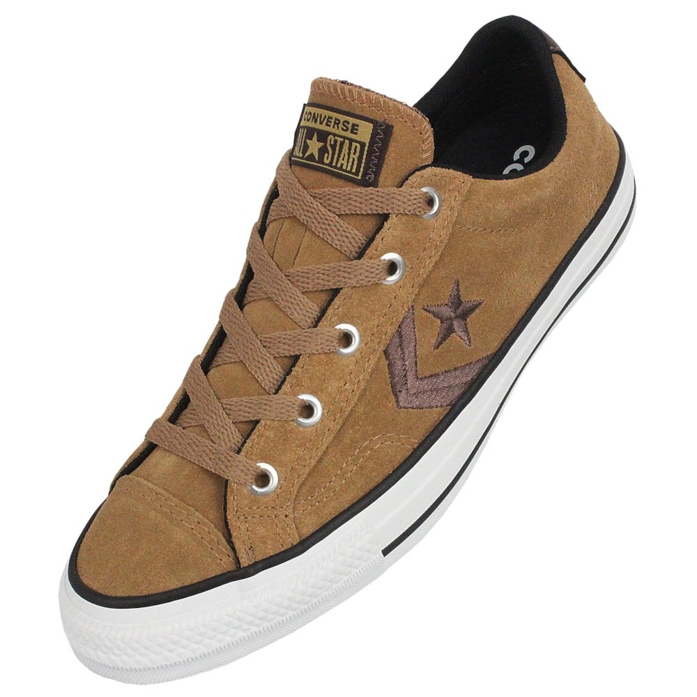 Tênis Converse Star Player Caramelo Médio Marrom Branco Marrom 5