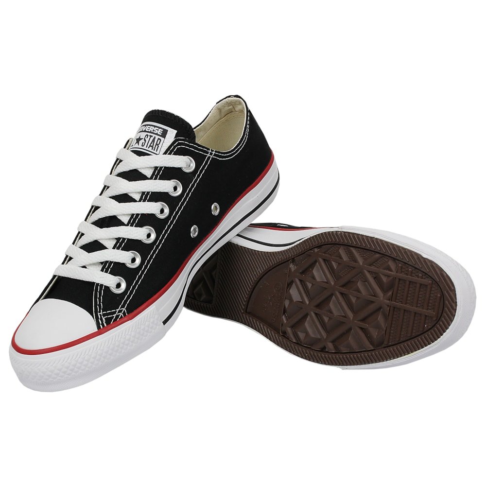 Tênis Converse Chuck Taylor All Star Preto Vermelho Preto 2