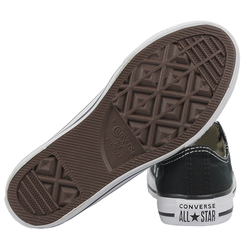 Tênis Converse Chuck Taylor All Star Infantil Preto Cru Preto Preto 4