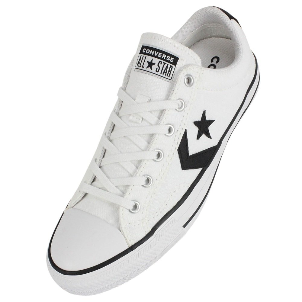 Tênis Converse Star Player Branco Preto Branco Branco 3