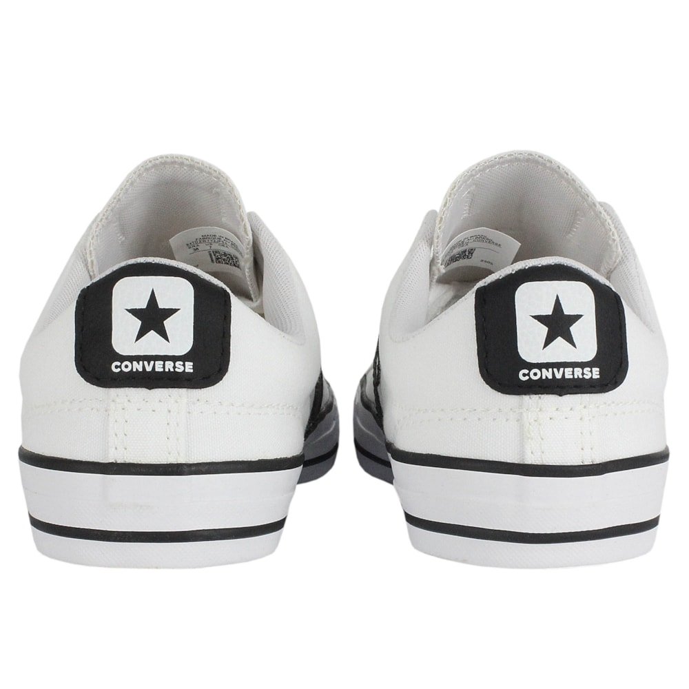 Tênis Converse Star Player Branco Preto Branco Branco 4