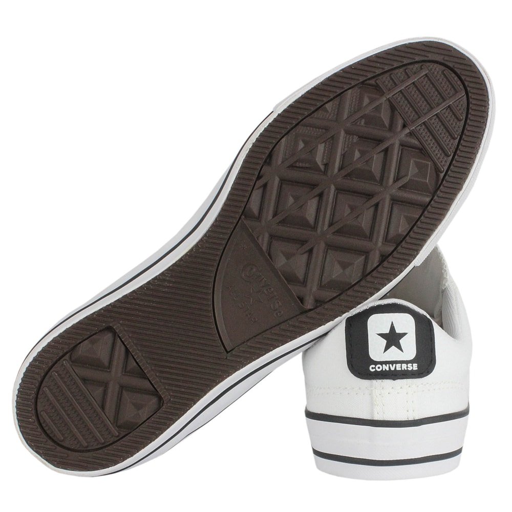 Tênis Converse Star Player Branco Preto Branco Branco 5
