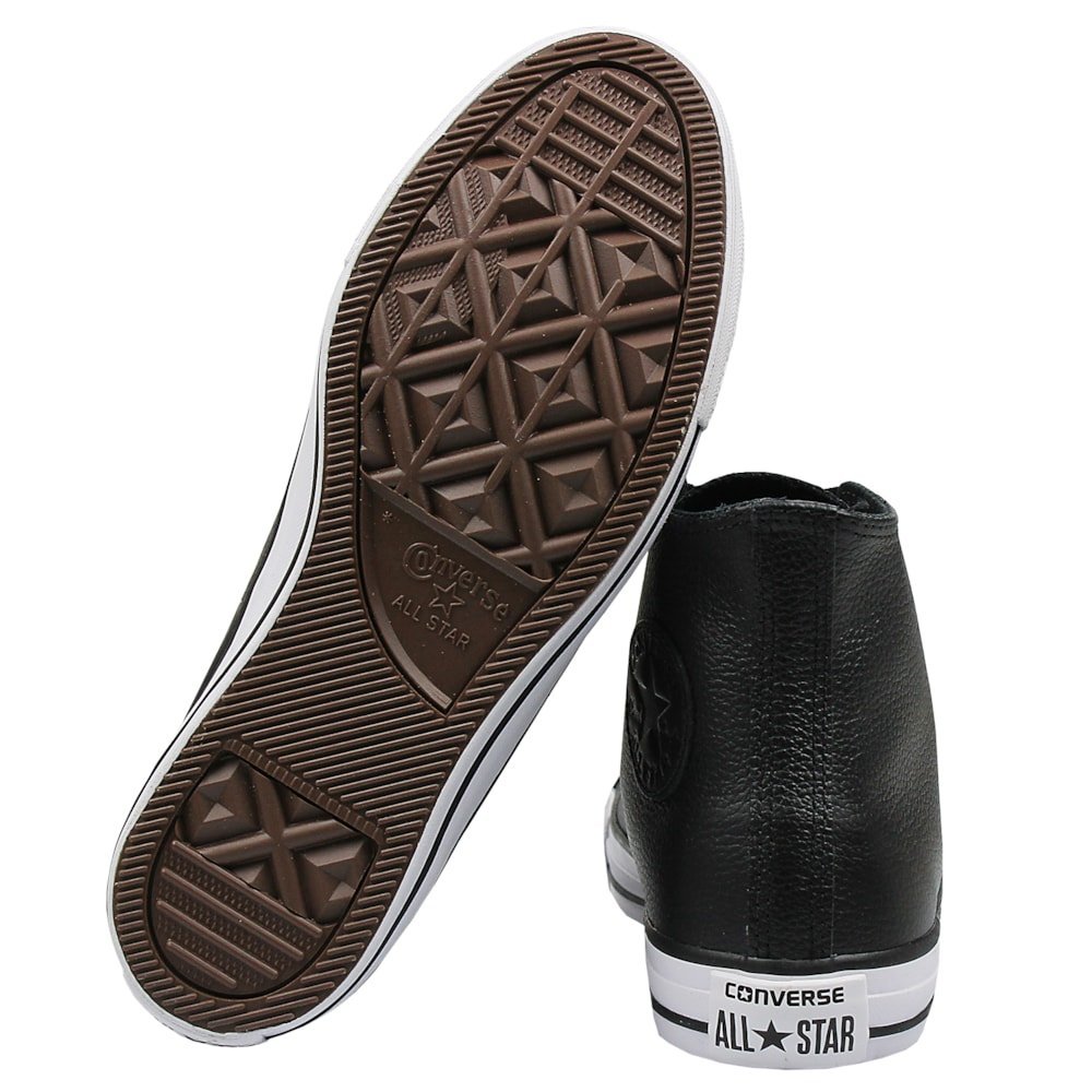 Tênis Converse Chuck Taylor All Star European Hi Preto Preto 4