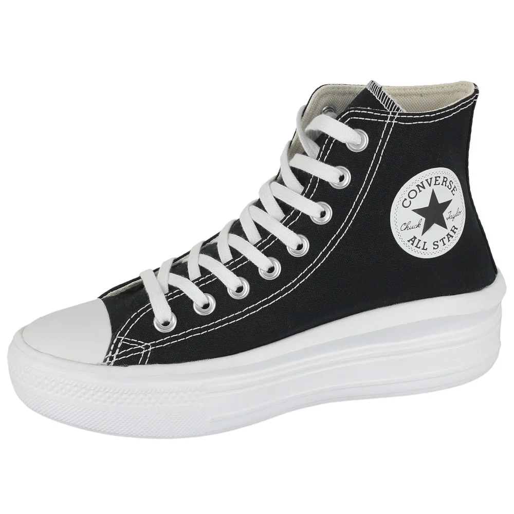 Tênis Converse Chuck Taylor All Star Move Hi Preto Branco Preto 3