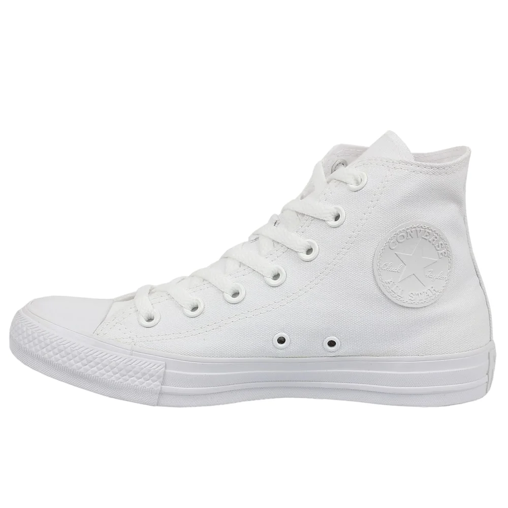Tênis Converse Chuck Taylor All Star Hi Monocrome Branco Branco 2
