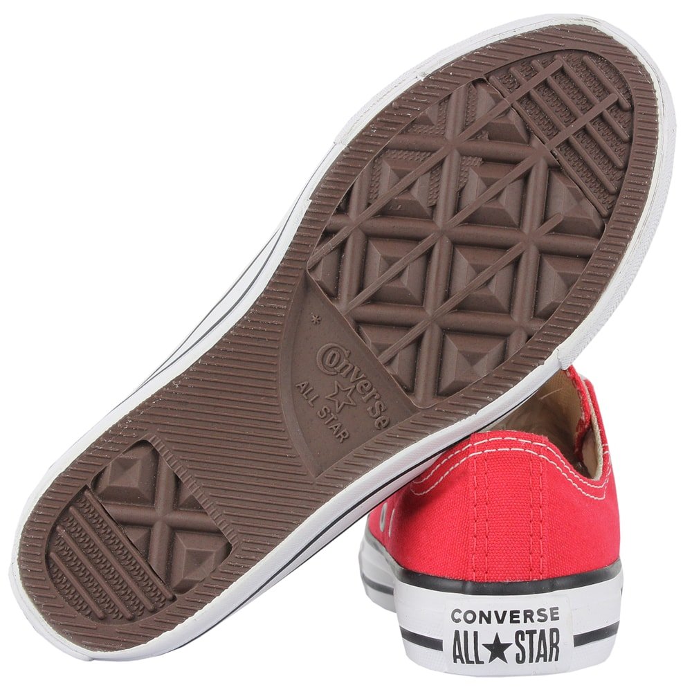 Tênis Converse Chuck Taylor All Star Infantil Vermelho Cru Preto Vermelho 3