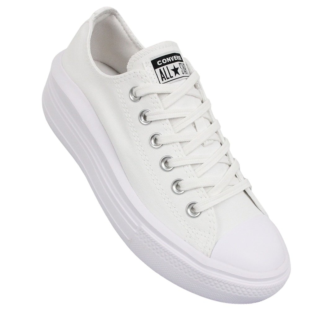Tênis Converse Chuck Taylor All Star Move Branco Branco 2