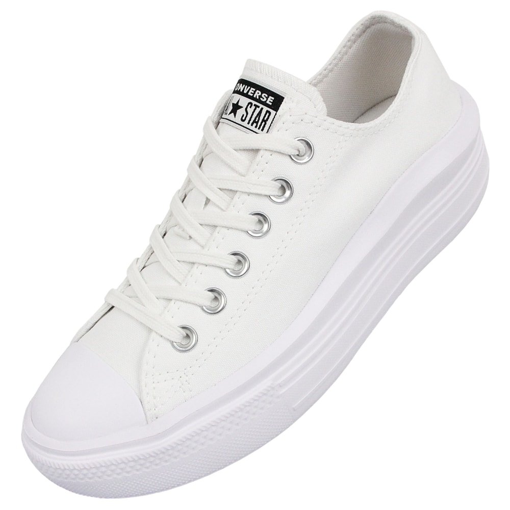 Tênis Converse Chuck Taylor All Star Move Branco Branco 4