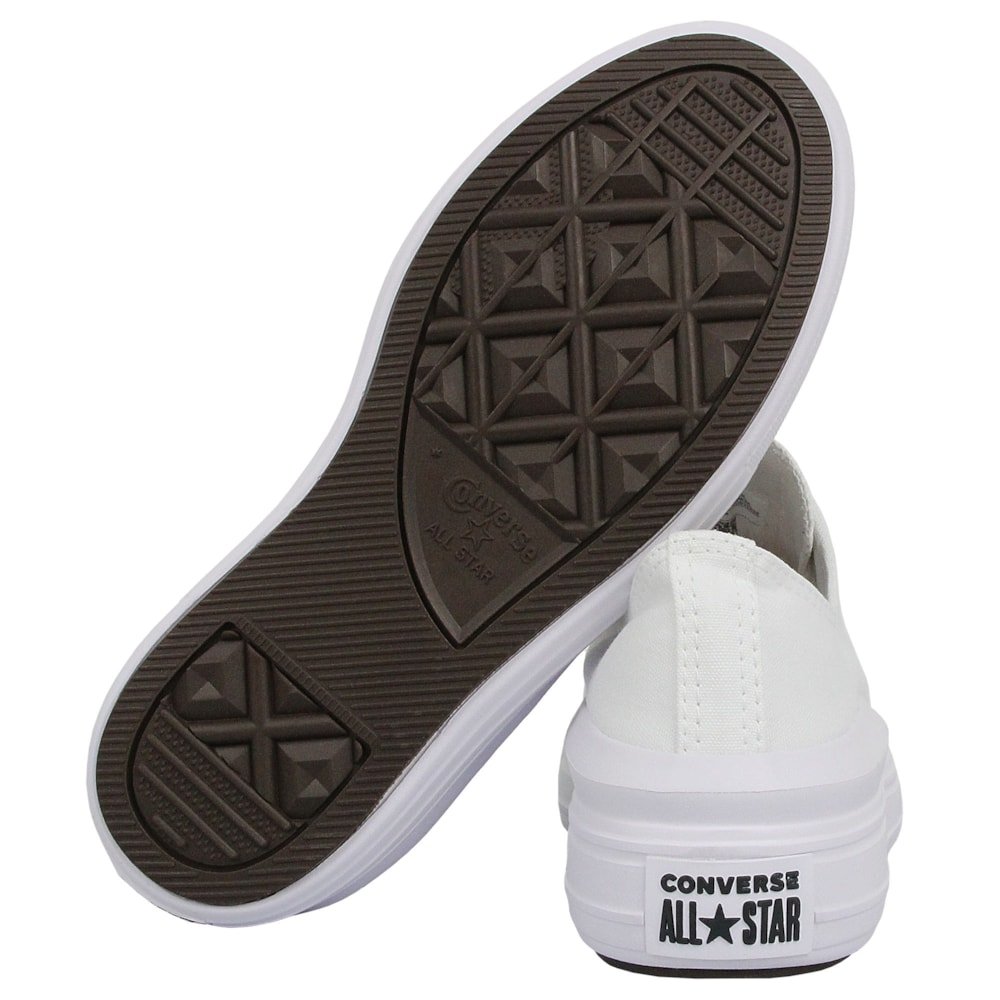 Tênis Converse Chuck Taylor All Star Move Branco Branco 5