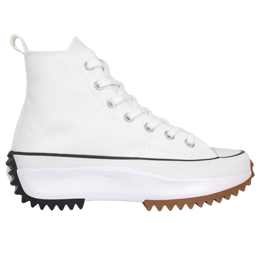 Tênis Converse Chuck Taylor All Star Plataform Hi Run Star Hike Branco Preto Marrom Mel