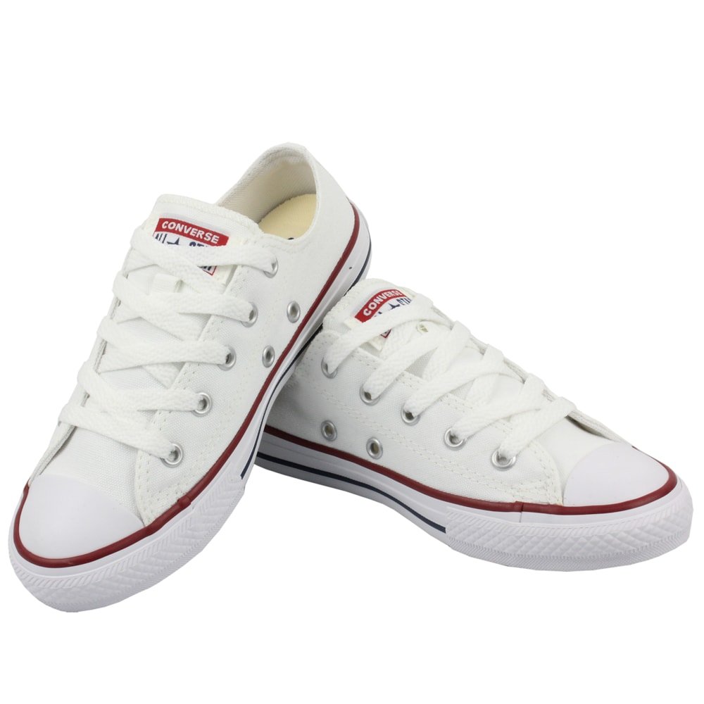 Tênis Converse Chuck Taylor All Star Infantil Branco Branco Marinho Branco 2