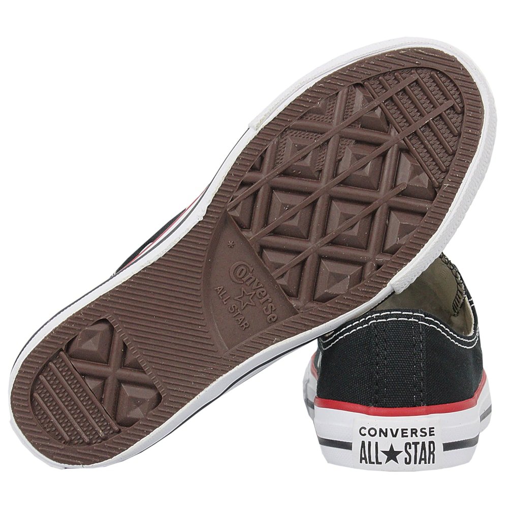 Tênis Converse Chuck Taylor All Star Infantil Preto Vermelho Preto Preto 3