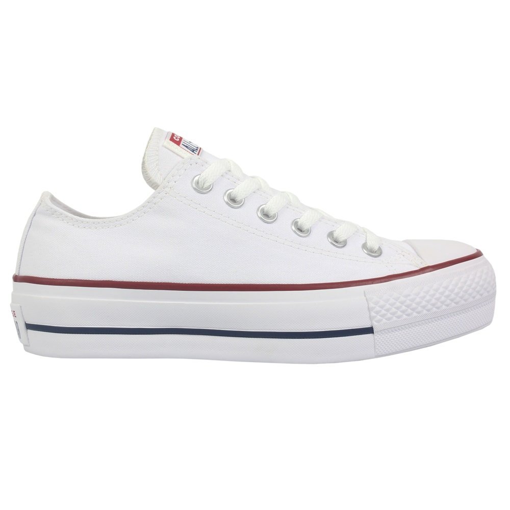 Tênis Converse Chuck Taylor All Star Plataform Branco Marinho