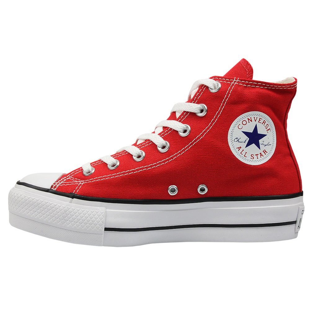Tênis Converse Chuck Taylor All Star Plataform Hi Vermelho Preto Vermelho 2