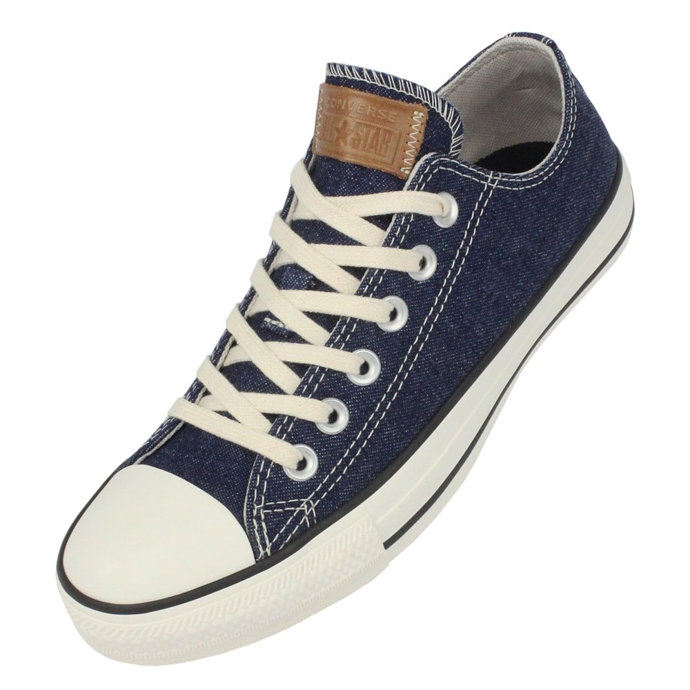 Tênis Converse Chuck Taylor All Star Azul Escuro Bege Mel Amêndoa Azul 4