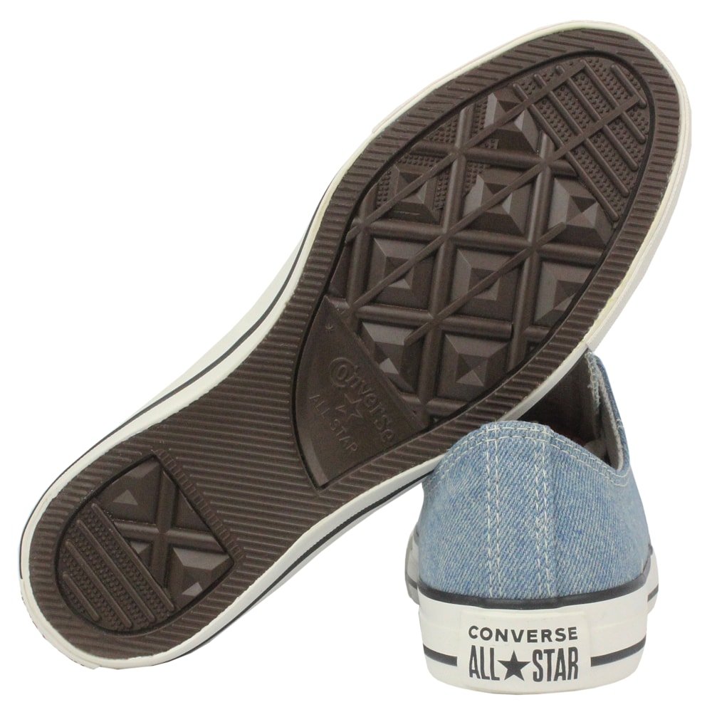 Tênis Converse Chuck Taylor All Star Azul Claro Bege Mel Amêndoa Azul 5