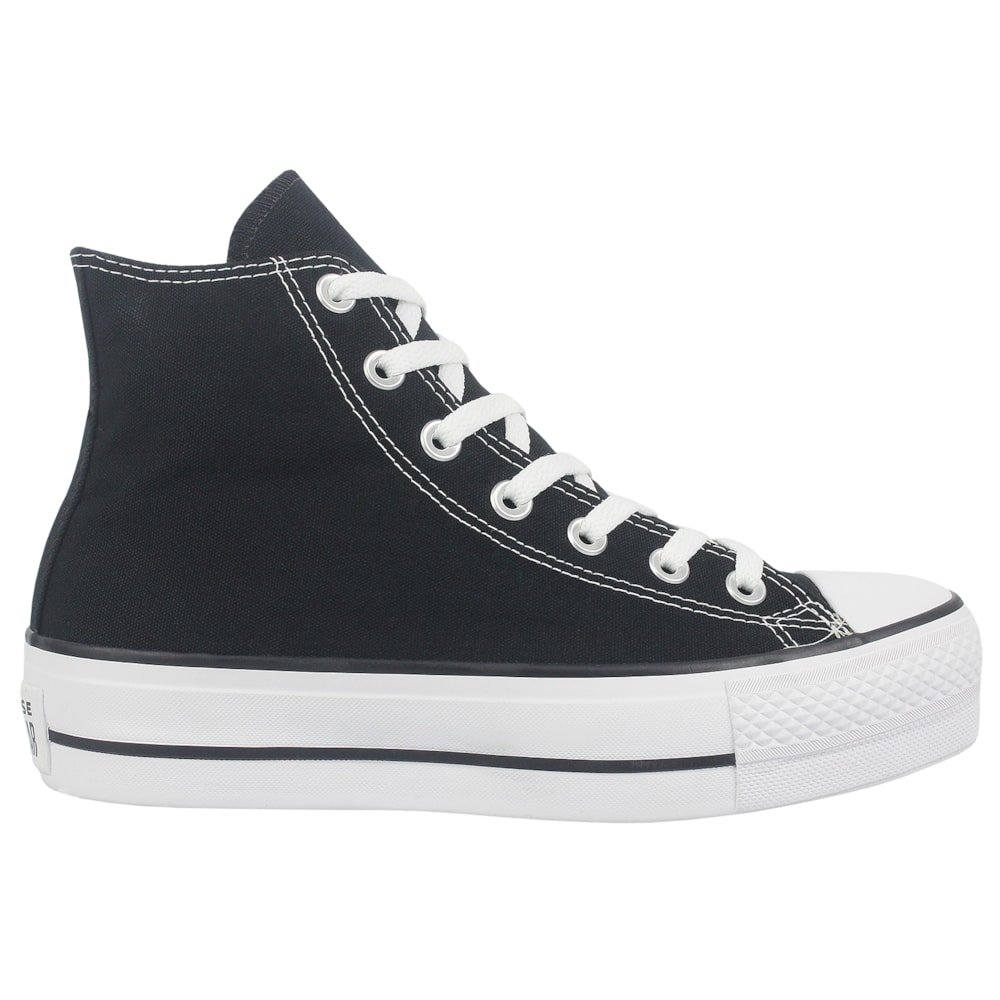 Tênis Converse Chuck Taylor All Star Plataform Hi Preto Branco