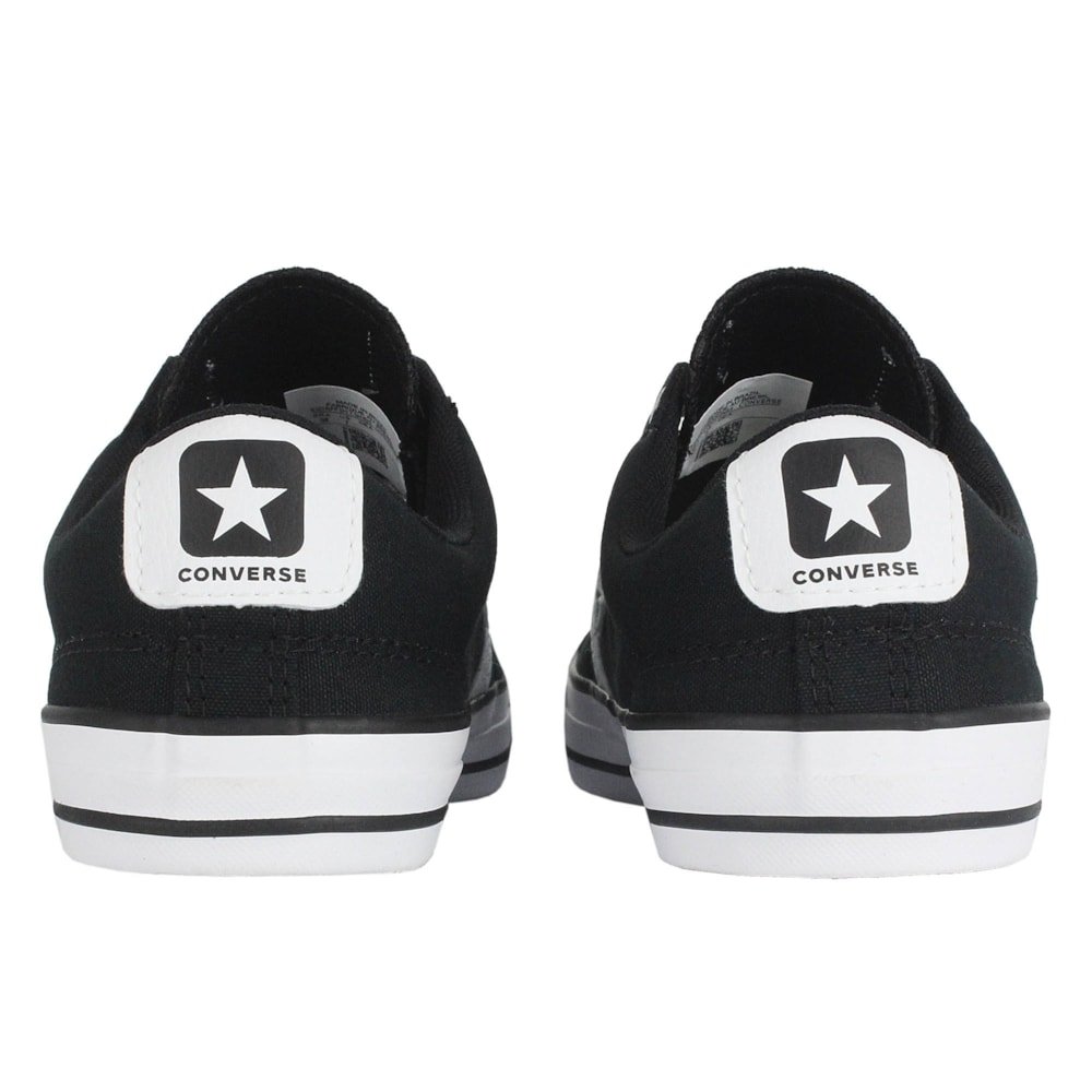 Tênis Converse Star Player Preto Preto Branco Preto 4