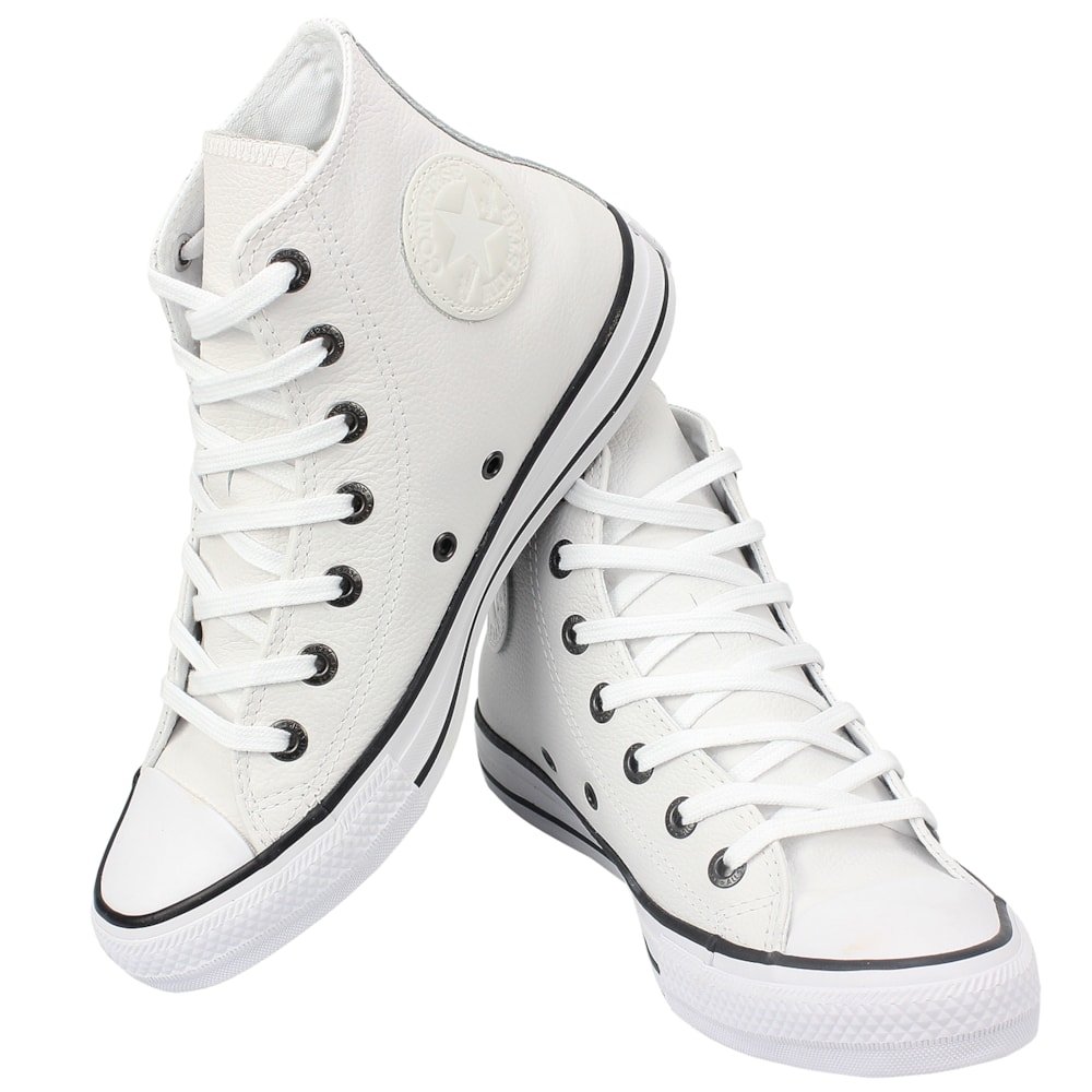 Tênis Converse Chuck Taylor All Star European Hi Branco Branco 2