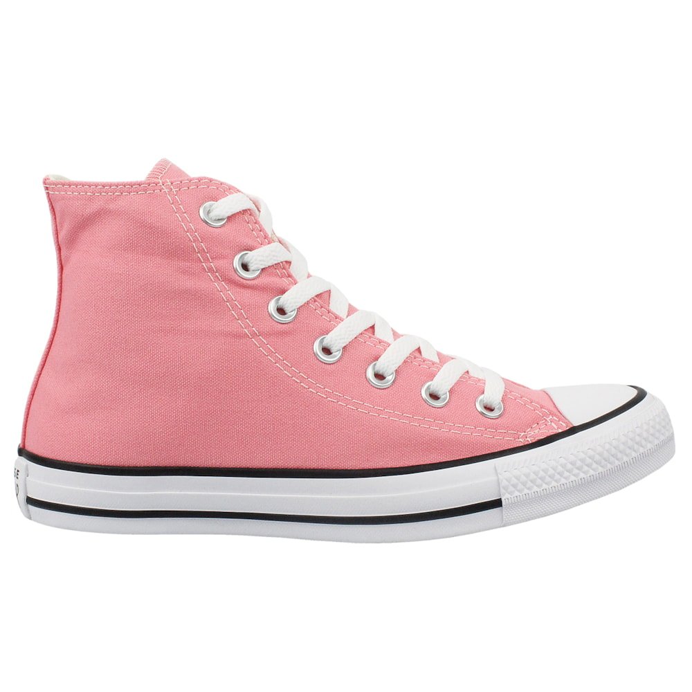 Tênis Converse Chuck Taylor All Star Hi Flamingo Preto Rosa 2