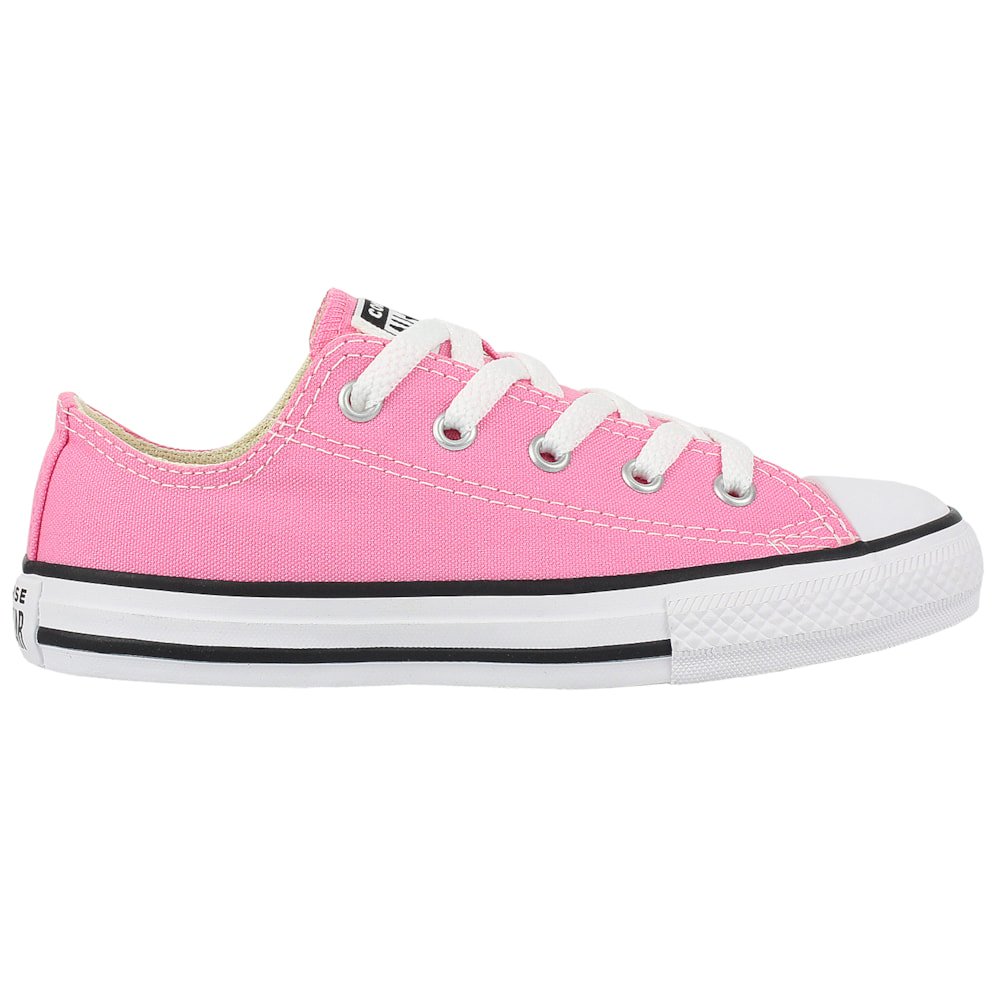 Tênis Converse Chuck Taylor All Star Infantil Rosa Cru Preto Rosa 2