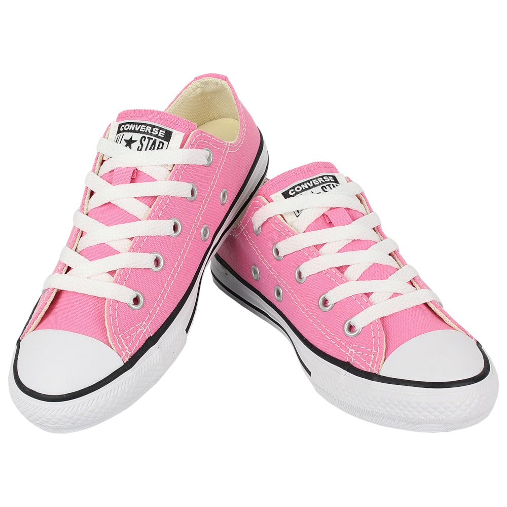 Tênis Converse Chuck Taylor All Star Infantil Rosa Cru Preto Rosa 5
