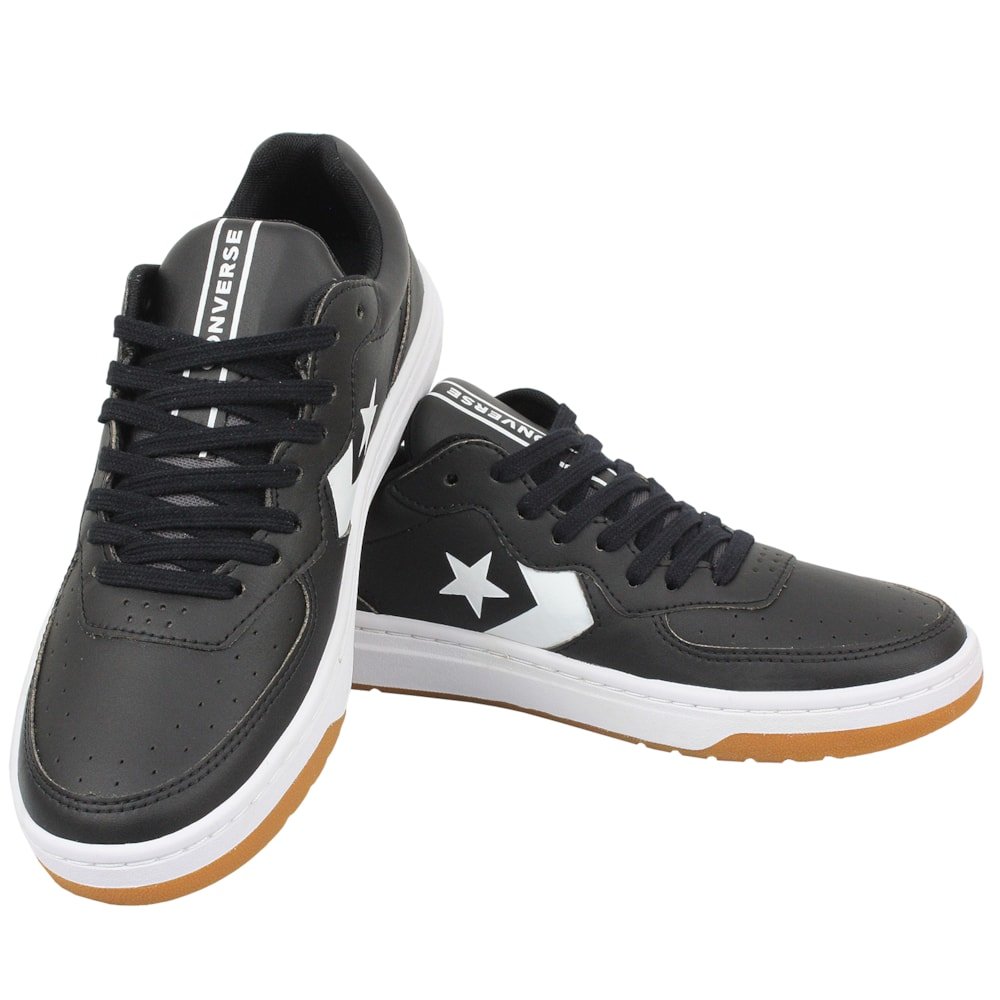 Tênis Converse Rival Preto Branco Branco Preto 2