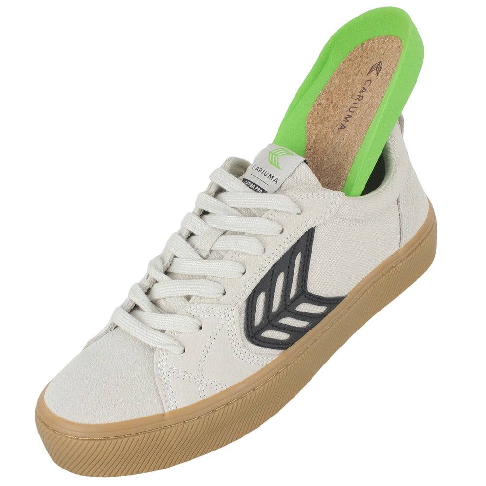 Tênis Cariuma Catiba Pro Skate Canvas Off White Gum Branco 3