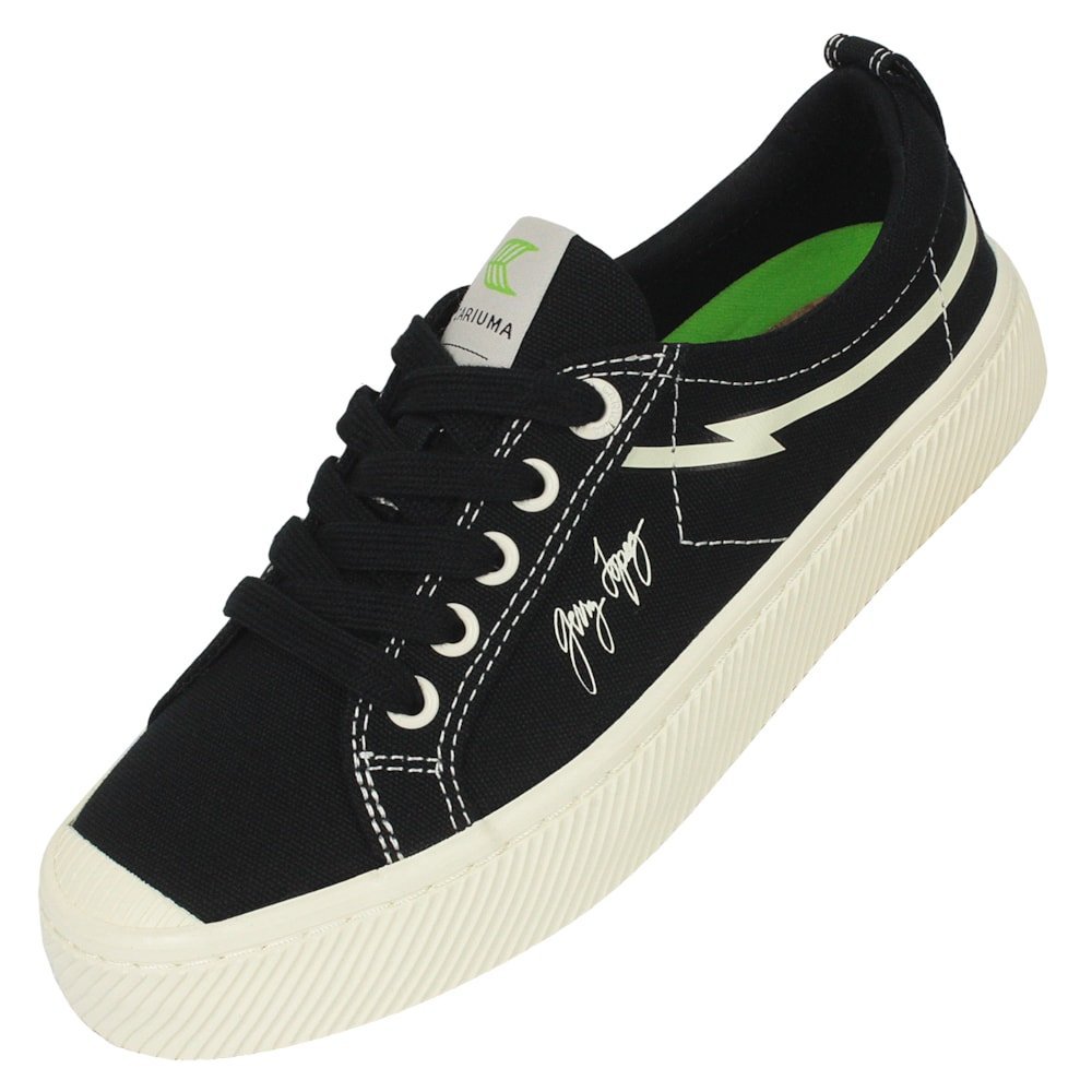 Tênis Cariuma Oca Low Gerry Lopez Black Canvas Preto 3