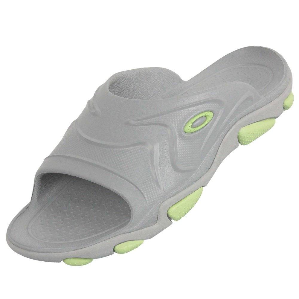 Chinelo Oakley Titan Slide Stone Grey Cinza 4
