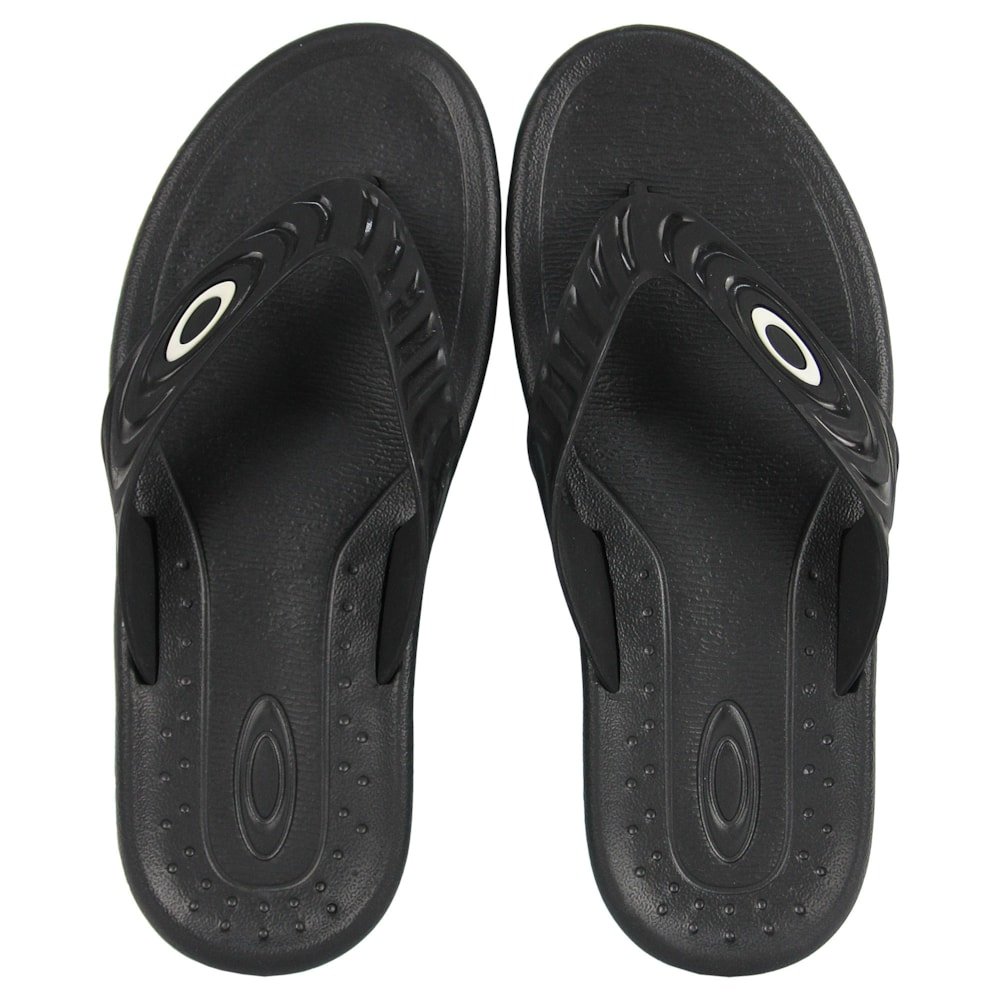 Chinelo Oakley Crowd Black Turquise