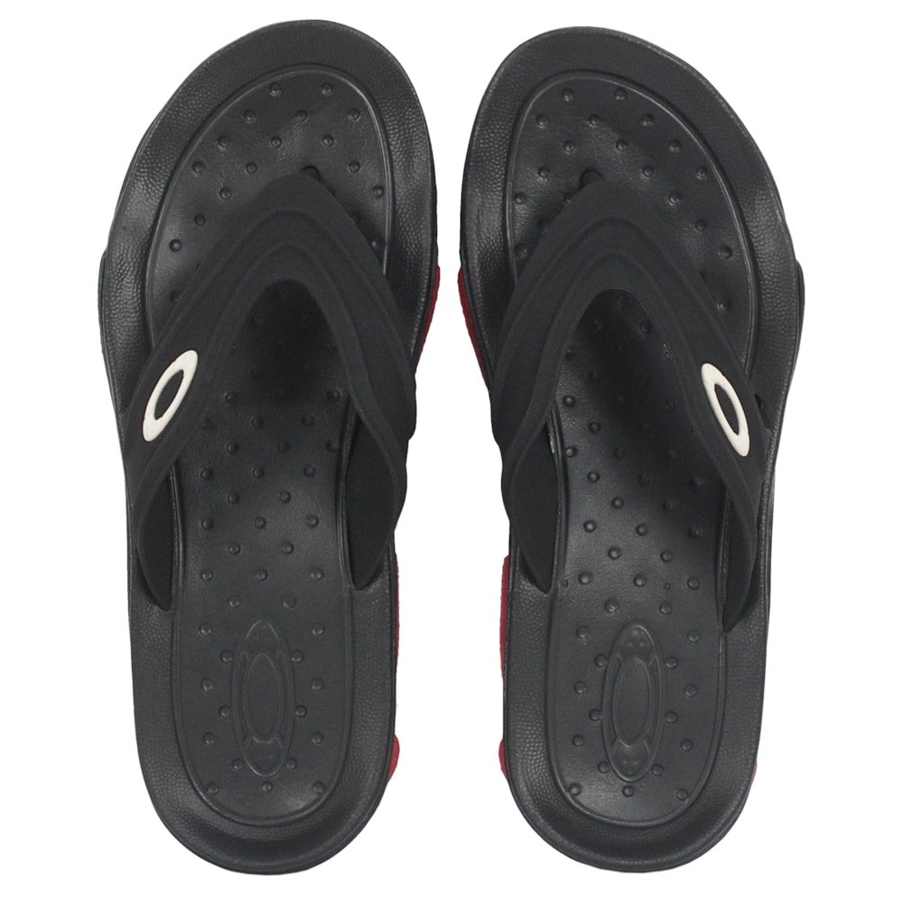 Chinelo Oakley Titan Black Red