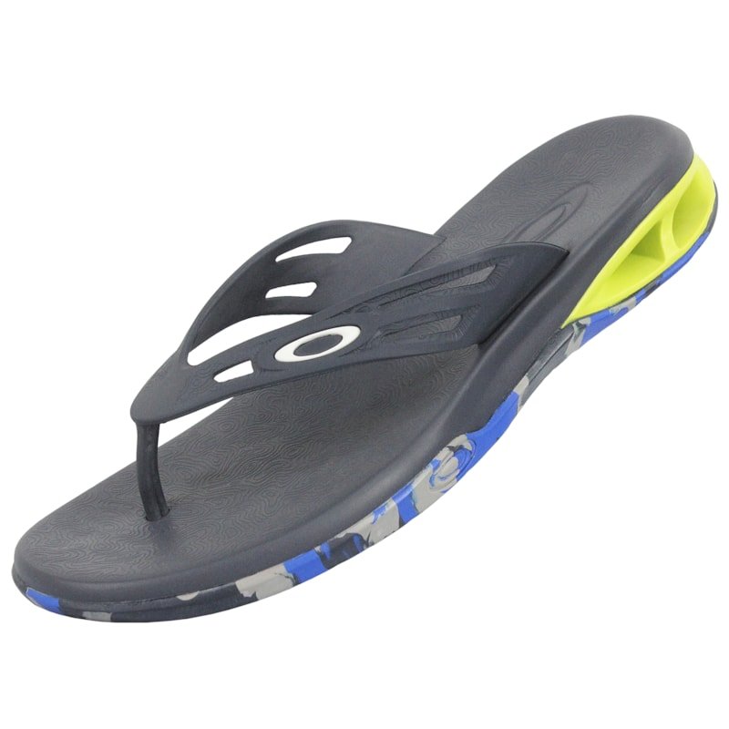 Chinelo Oakley Killer Point II Camo Dark Blue Preto 4