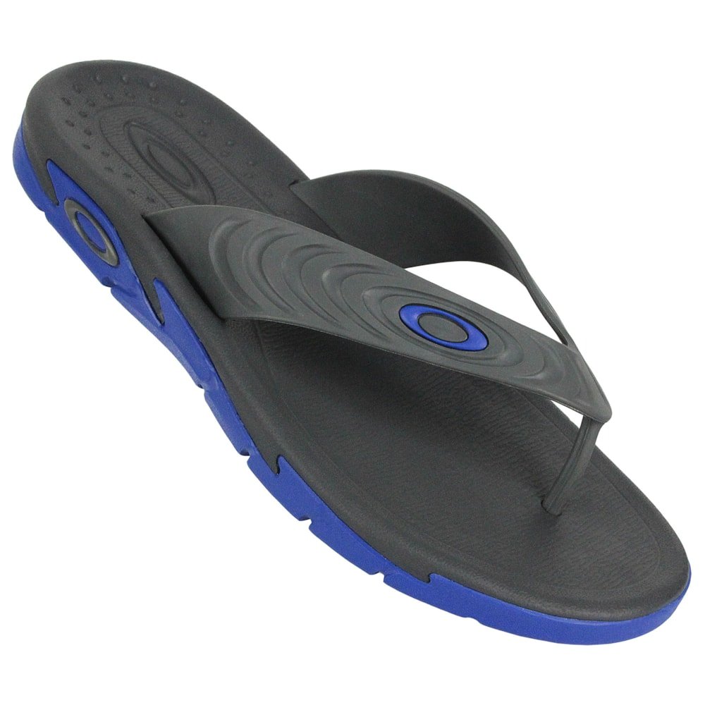 Chinelo Oakley Crowd Imperial Blue Preto 2
