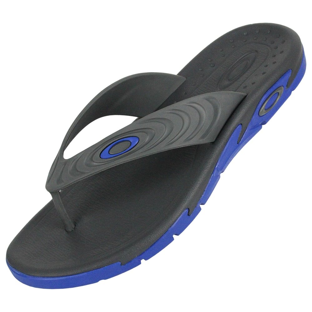 Chinelo Oakley Crowd Imperial Blue Preto 4
