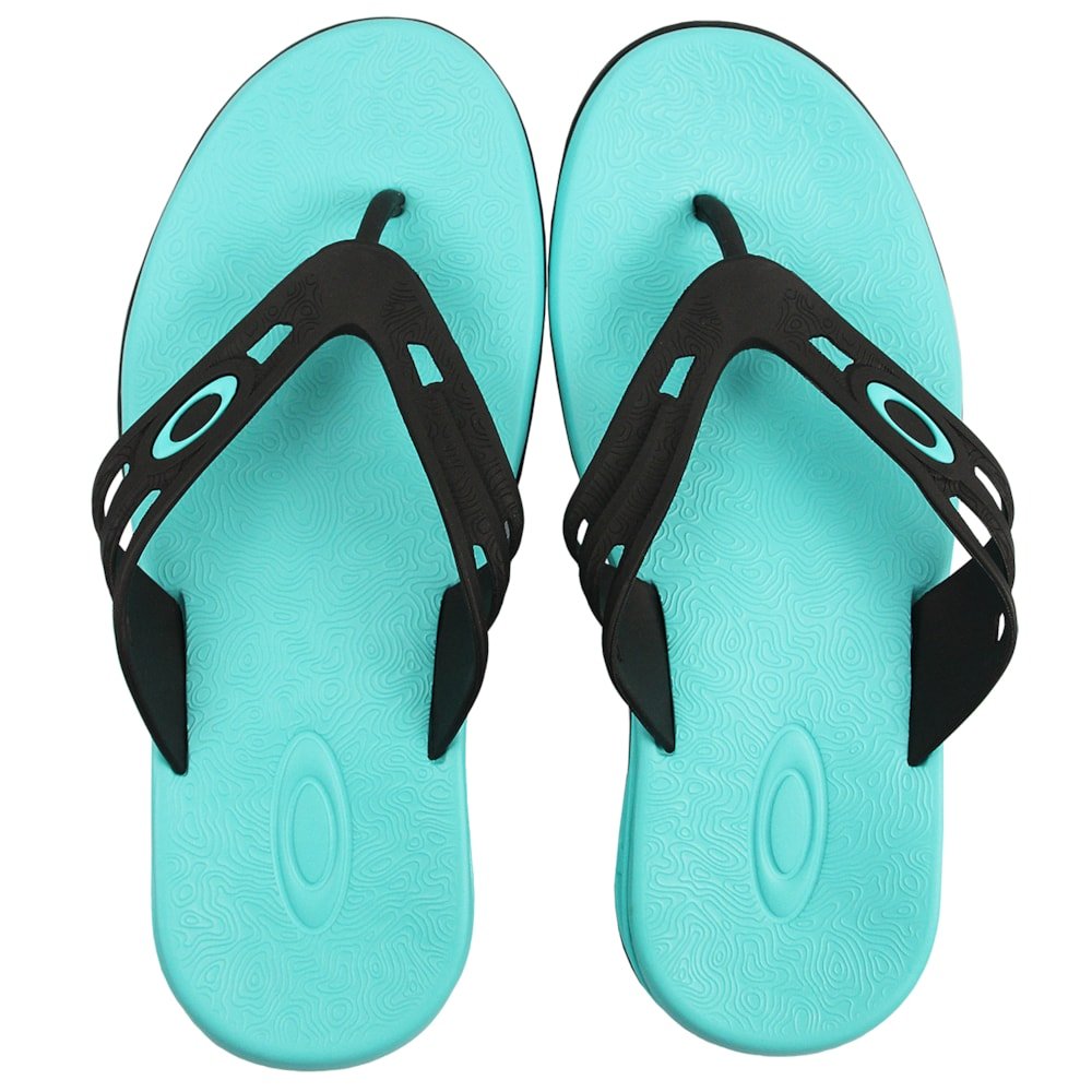 Chinelo Oakley Killer Point II Black Turquoise