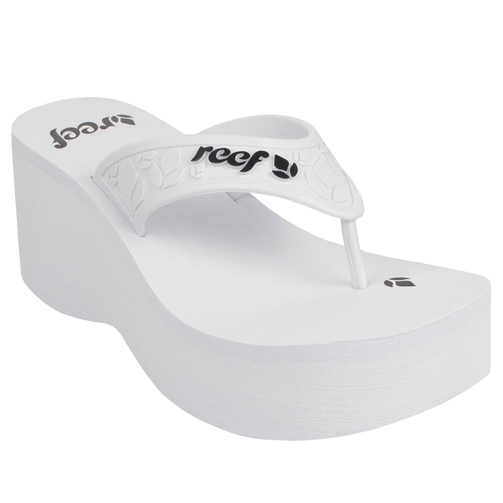 Chinelo Reef Liv Screen Jet White Branco 3